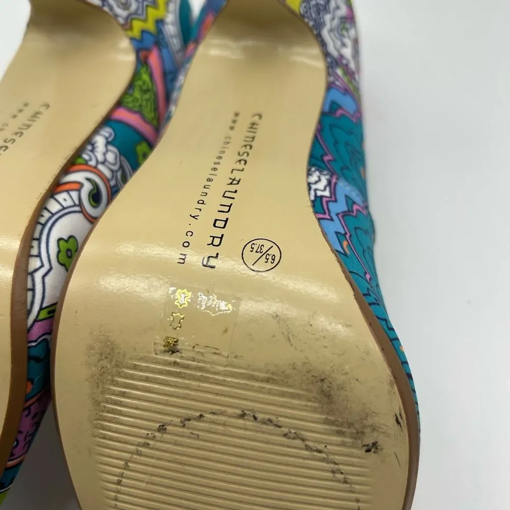 Chinese Laundry Danger Zone Heels Size 6.5